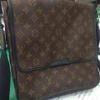 LV【M56715】MONOGRAM黑色皮革滾邊書包,當舖推薦,合眾當舖